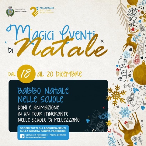 Babbo Natale nelle scuole
