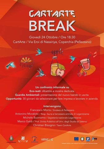 CartArte Break, appuntamento a giovedì 24 Ottobre