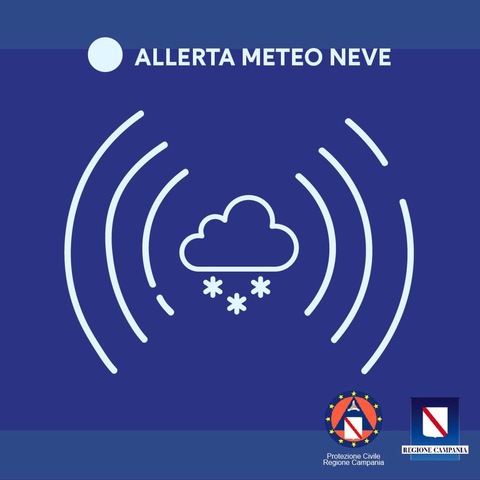 Allerta meteo neve e vento dalle 12 di domani 
