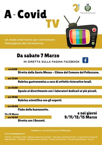 A-COVID TV: in diretta il momento scientifico 