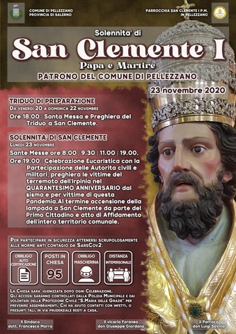 San Clemente, Pellezzano si prepara ad onorare il Santo Patrono