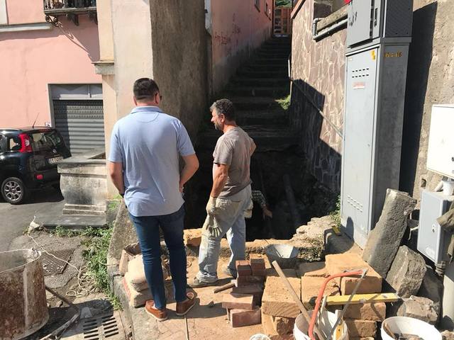 SP7 e scala Via Gramsci-Piazza di Capezzano: al via i lavori