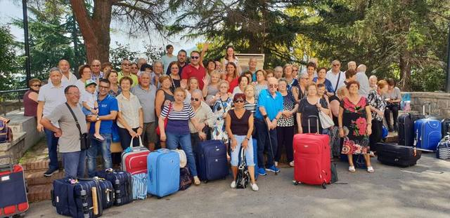 Soggiorno anziani 2018, la partenza