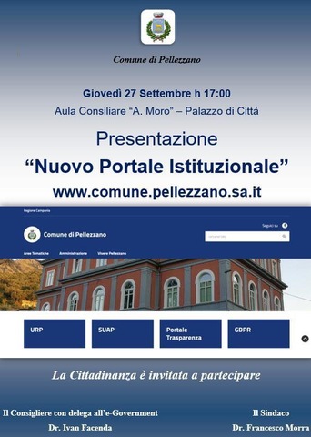 Online il nuovo Portale Istituzionale del Comune