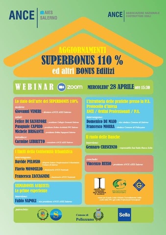 Webinar sul superbonus 110%