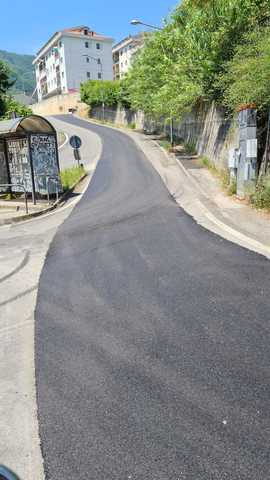 Completato il rifacimento dell’asfalto dopo i lavori ENEL
