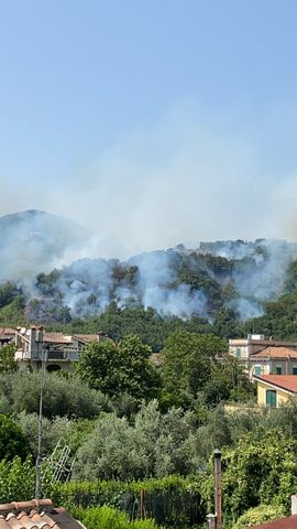 Incendio tra Pellezzano e Coperchia, percorso alternativo autobus