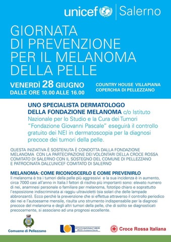 Giornata di prevenzione per il melanoma della pelle